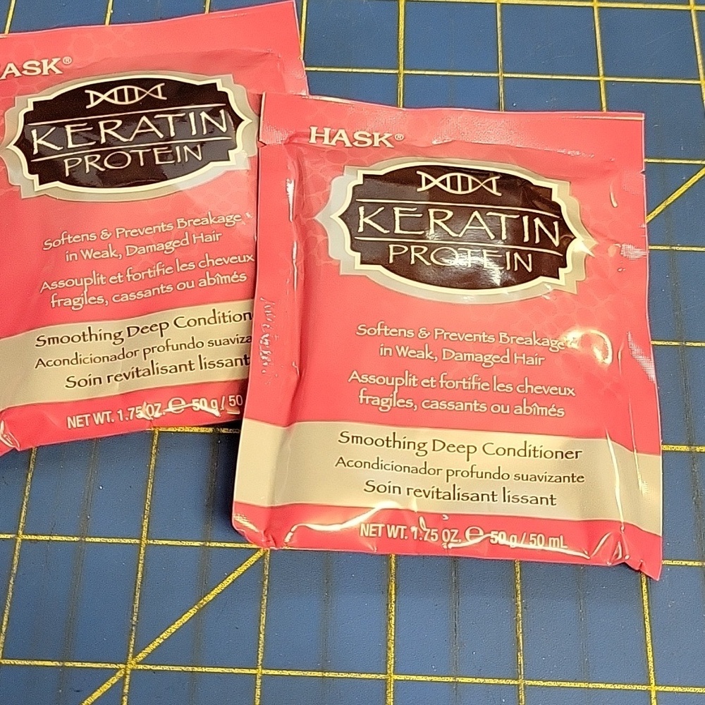 Hask Keratin Protein Hair Nourishing Deep Conditioner 50g Lot 2 New Packs